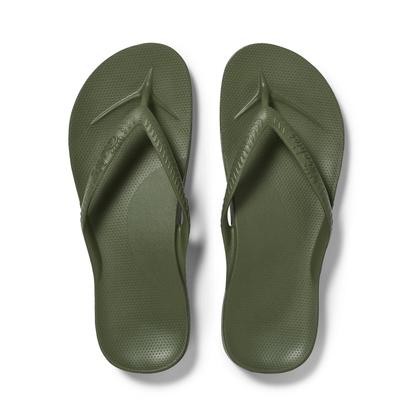 Arch Support Flip Flops - Classic - Olive
